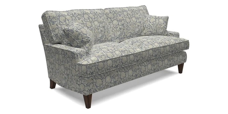 Ingleborough 3 Seater Sofa in Warwick Edinburgh Henna Rugs supplied by Rugs of Petworth