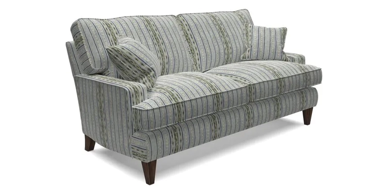 Ingleborough 3 Seater Sofa in Warwick Edinburgh Henna Rugs supplied by Rugs of Petworth