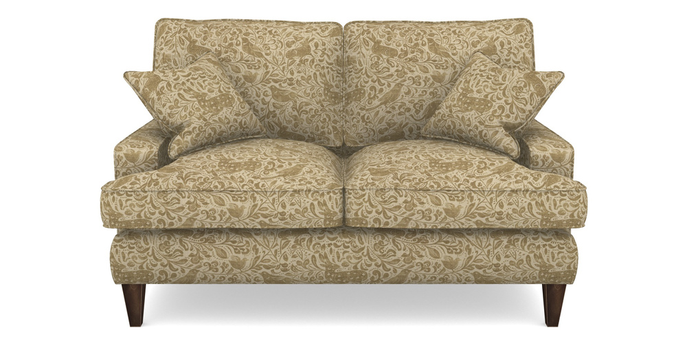 Product photograph of Ingleborough 2 Seater Sofa In V A Drawn From Nature - Bird And Rabbit - Gold from Sofas and Stuff Limited