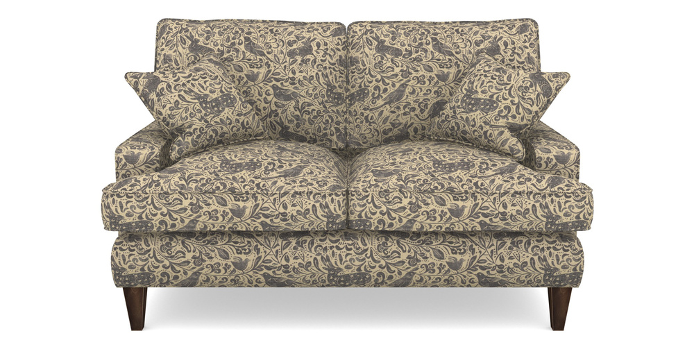 Product photograph of Ingleborough 2 Seater Sofa In V A Drawn From Nature - Bird And Rabbit - Navy from Sofas and Stuff Limited