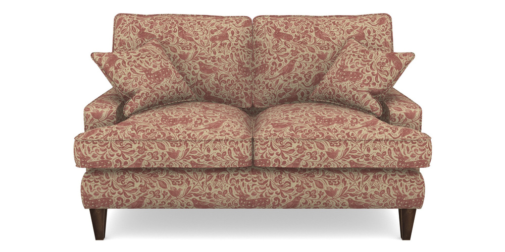 Product photograph of Ingleborough 2 Seater Sofa In V A Drawn From Nature - Bird And Rabbit - Red from Sofas and Stuff Limited