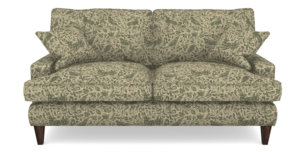 Product photograph of Ingleborough 3 Seater Sofa In V A Drawn From Nature - Bird And Rabbit - Dark Green from Sofas and Stuff Limited