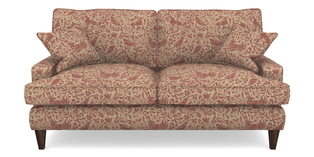 Product photograph of Ingleborough 3 Seater Sofa In V A Drawn From Nature - Bird And Rabbit - Red from Sofas and Stuff Limited