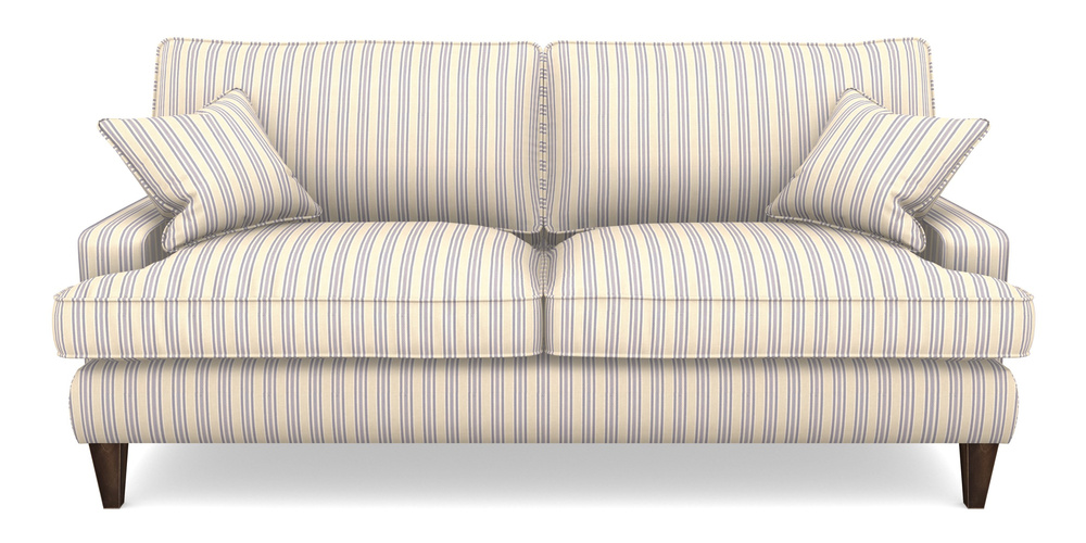 Product photograph of Ingleborough 4 Seater Sofa In Cloth 22 - Racing Stripes Ayr - Blueberry from Sofas and Stuff Limited