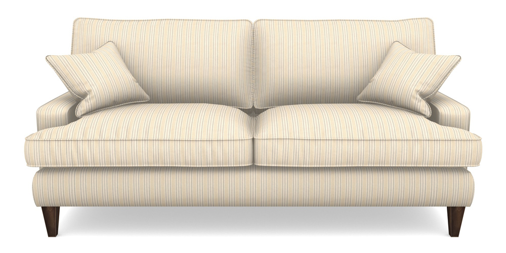 Product photograph of Ingleborough 4 Seater Sofa In Cloth 22 - Racing Stripes Ayr - Dove from Sofas and Stuff Limited