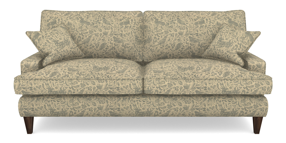 Product photograph of Ingleborough 4 Seater Sofa In V A Drawn From Nature - Bird And Rabbit - Duck Egg from Sofas and Stuff Limited