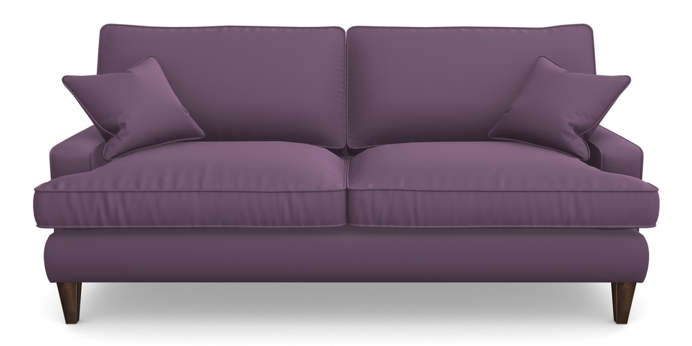 Product photograph of Ingleborough 4 Seater Sofa In Clever Glossy Velvet - Blackcurrant from Sofas and Stuff Limited