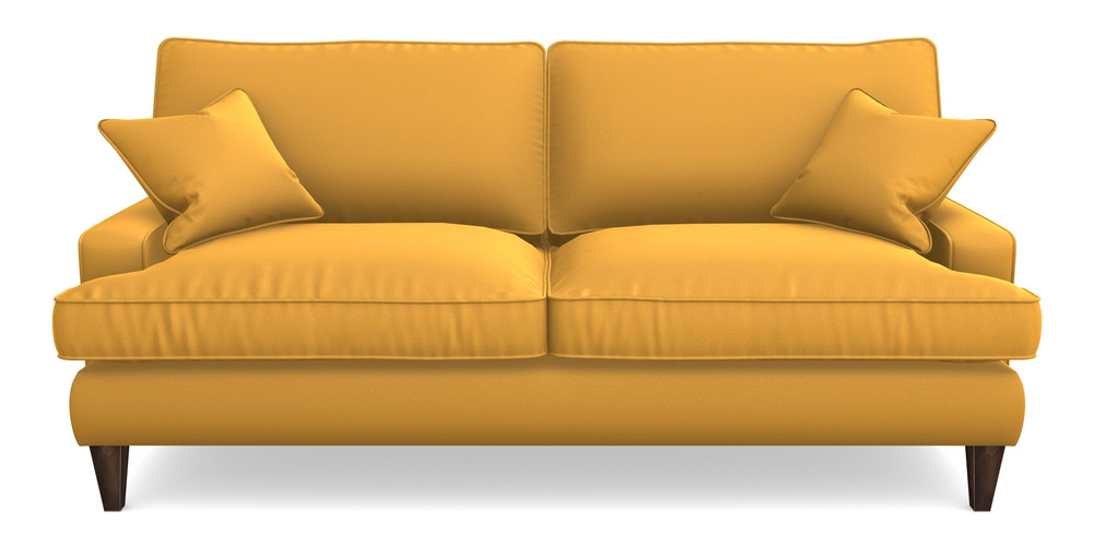 Product photograph of Ingleborough 4 Seater Sofa In Clever Glossy Velvet - Fool S Gold from Sofas and Stuff Limited