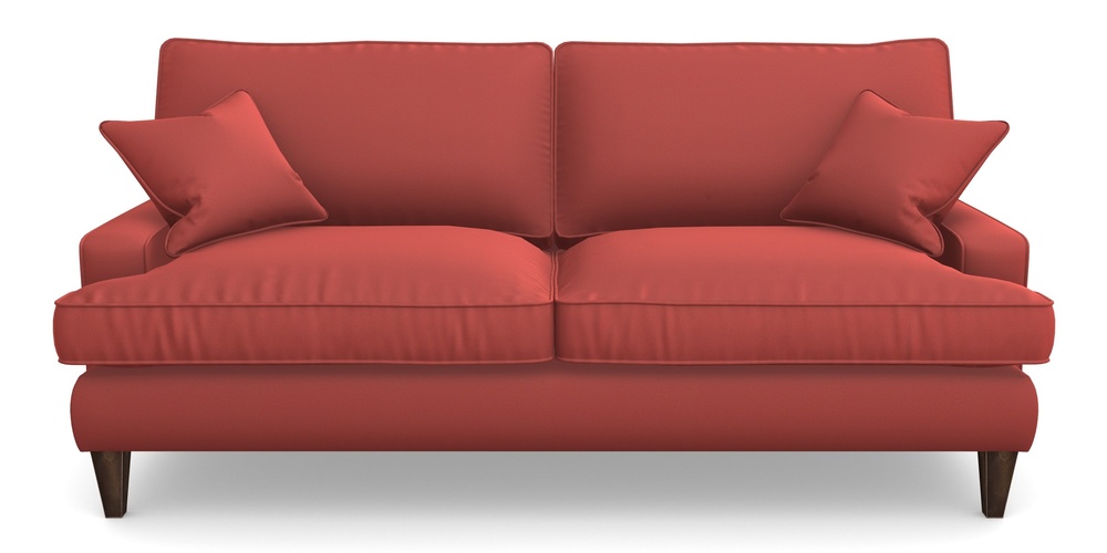 Product photograph of Ingleborough 4 Seater Sofa In Clever Glossy Velvet - Scorched Earth from Sofas and Stuff Limited