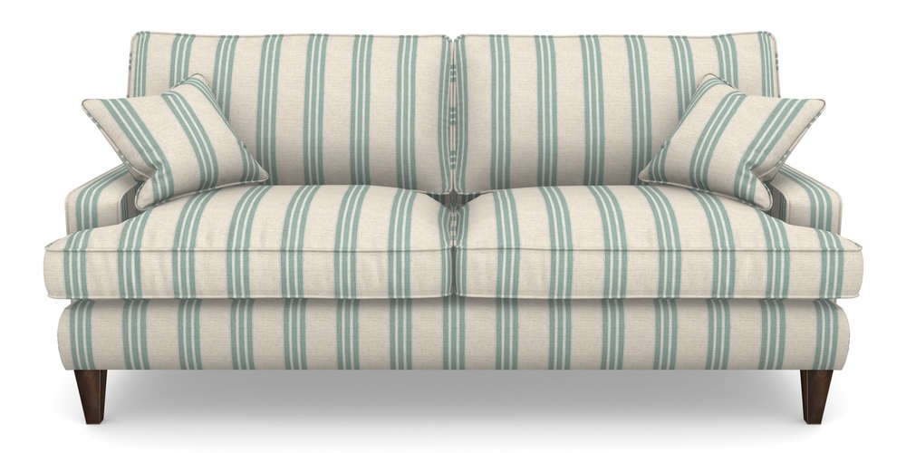 Product photograph of Ingleborough 4 Seater Sofa In Cloth 18 Stripe Bengal - Basil from Sofas and Stuff Limited