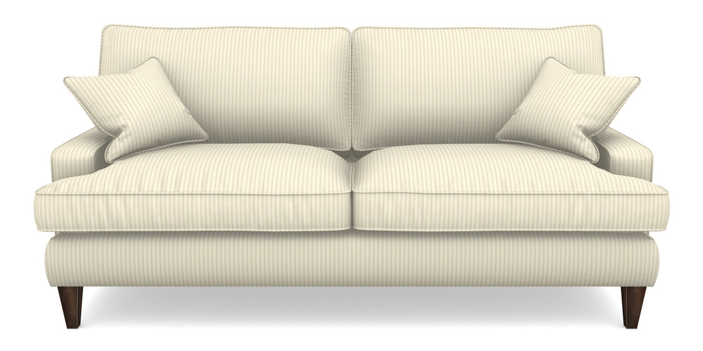 Product photograph of Ingleborough 4 Seater Sofa In Cotton Stripe - Grey from Sofas and Stuff Limited