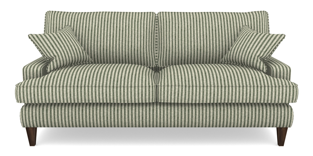 Product photograph of Ingleborough 4 Seater Sofa In Cloth 22 - Pinstripe - Courgette from Sofas and Stuff Limited