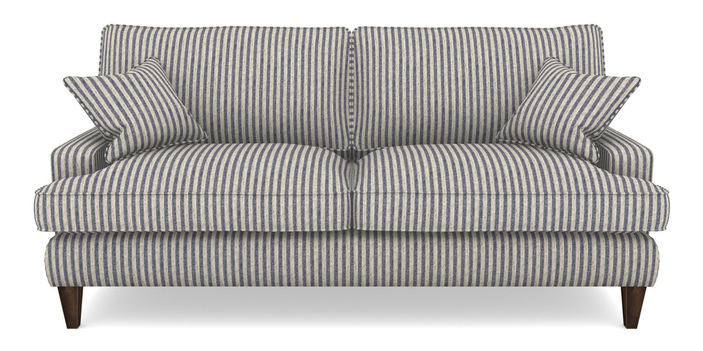 Product photograph of Ingleborough 4 Seater Sofa In Cloth 22 - Pinstripe - Deep Water from Sofas and Stuff Limited