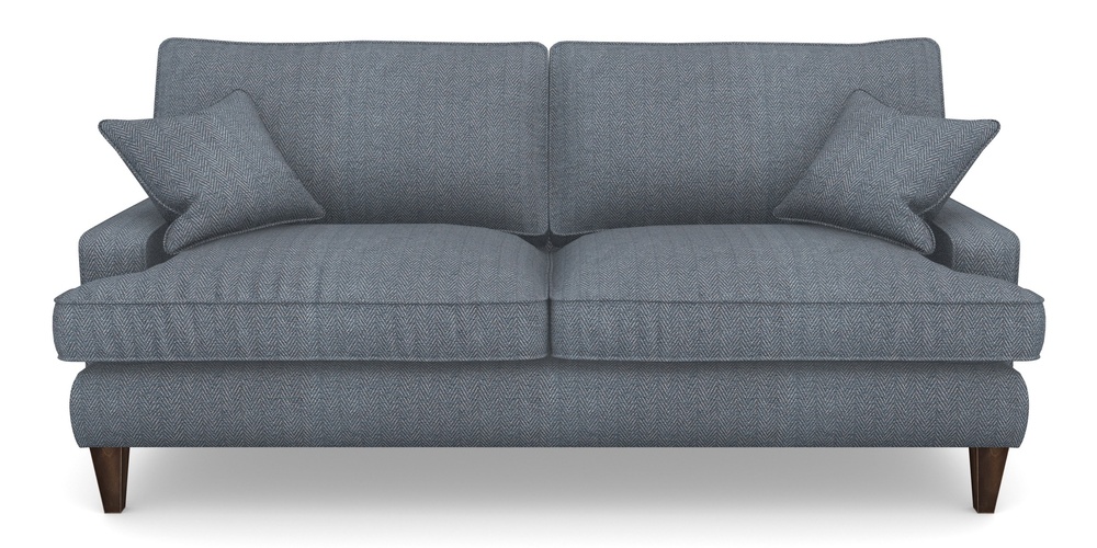 Product photograph of Ingleborough 4 Seater Sofa In Dundee Herringbone - Denim from Sofas and Stuff Limited