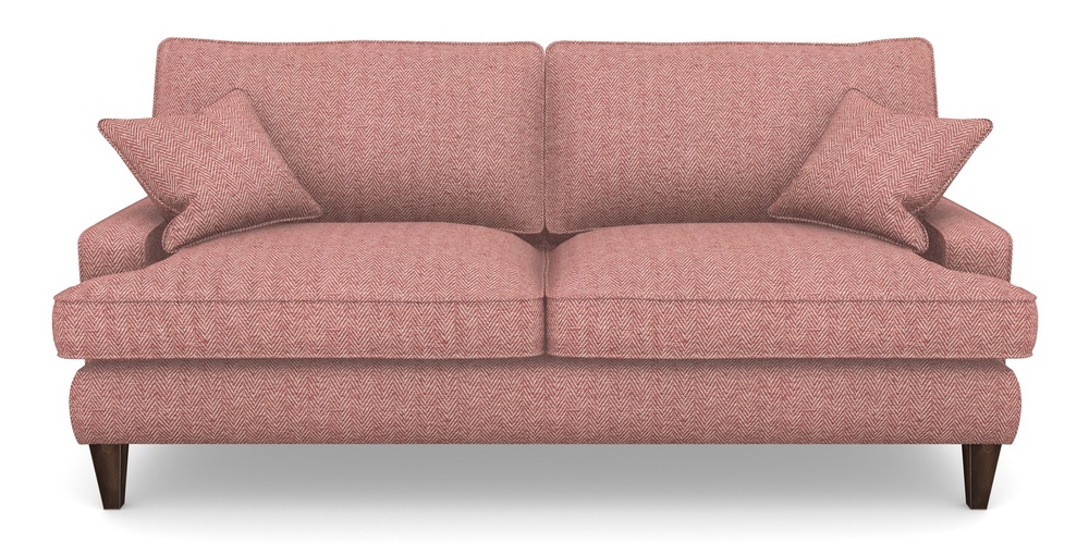 Product photograph of Ingleborough 4 Seater Sofa In Dundee Herringbone - Rose from Sofas and Stuff Limited