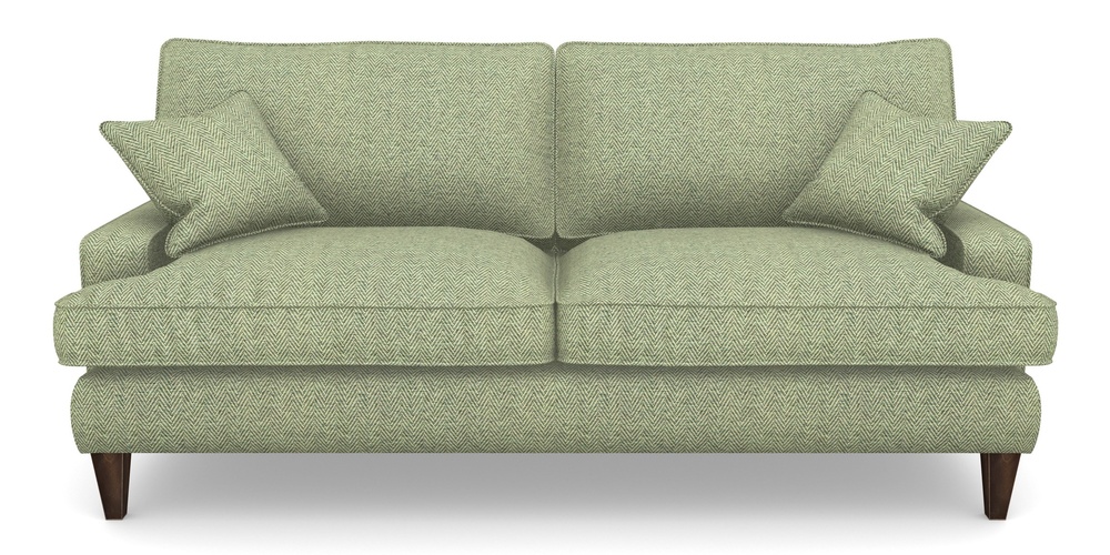 Product photograph of Ingleborough 4 Seater Sofa In Dundee Herringbone - Sage from Sofas and Stuff Limited