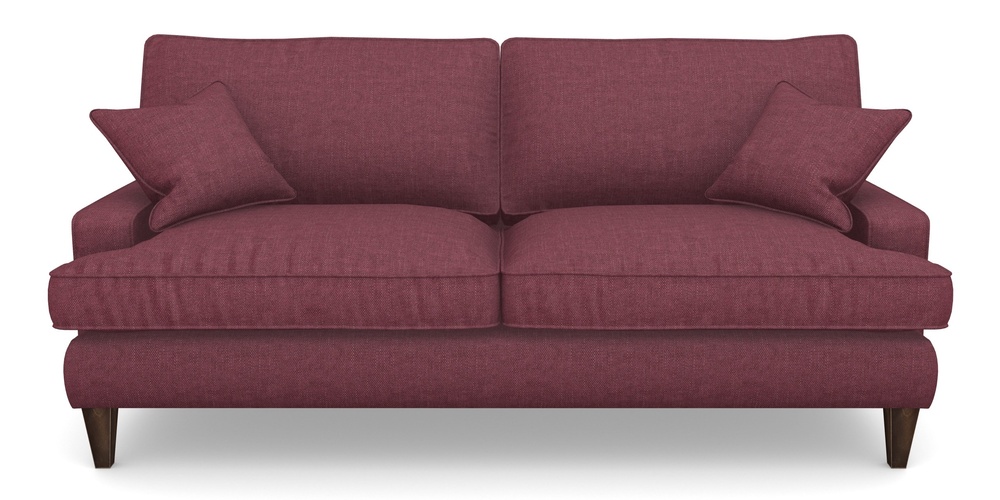 Product photograph of Ingleborough 4 Seater Sofa In Easy Clean Plain - Chianti from Sofas and Stuff Limited