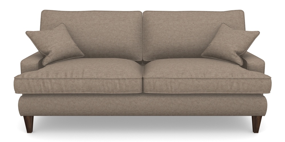 Product photograph of Ingleborough 4 Seater Sofa In Easy Clean Plain - Camel from Sofas and Stuff Limited