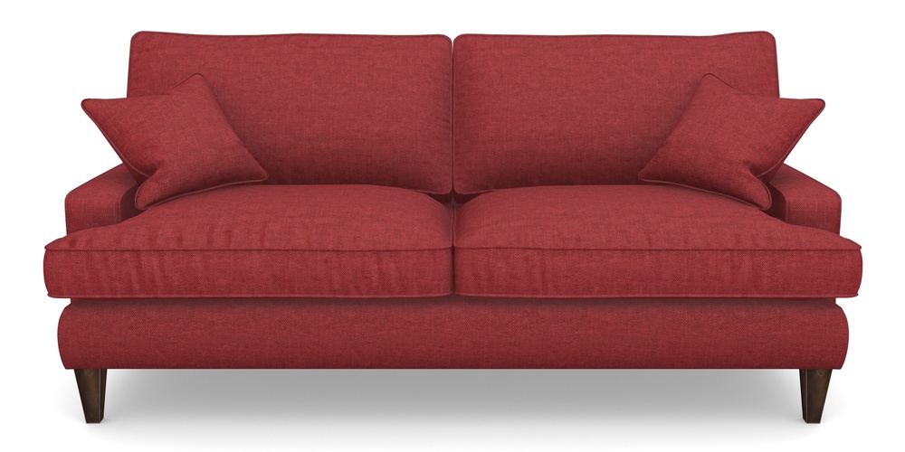 Product photograph of Ingleborough 4 Seater Sofa In Easy Clean Plain - Claret from Sofas and Stuff Limited