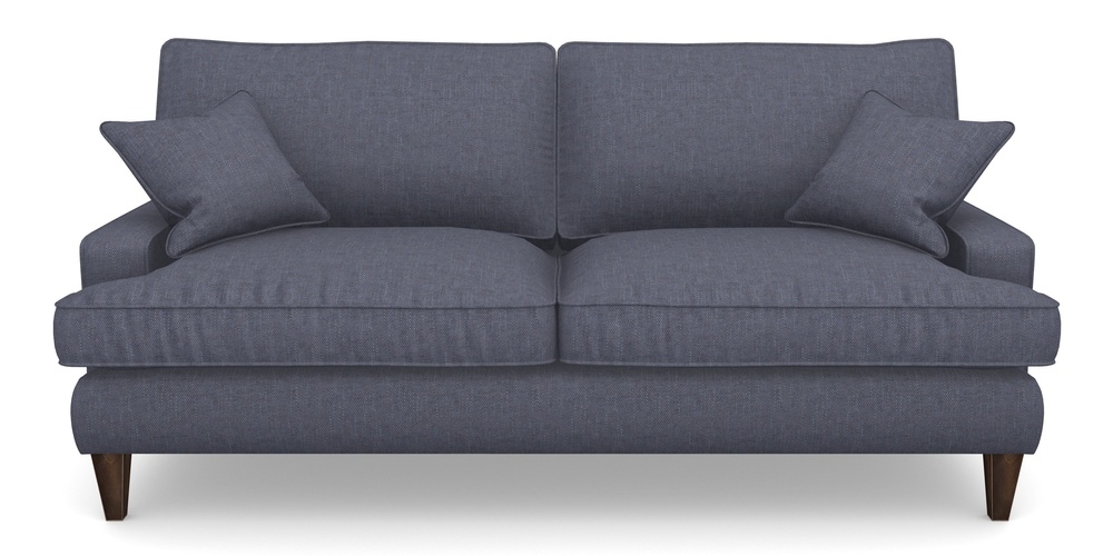 Product photograph of Ingleborough 4 Seater Sofa In Easy Clean Plain - Navy from Sofas and Stuff Limited