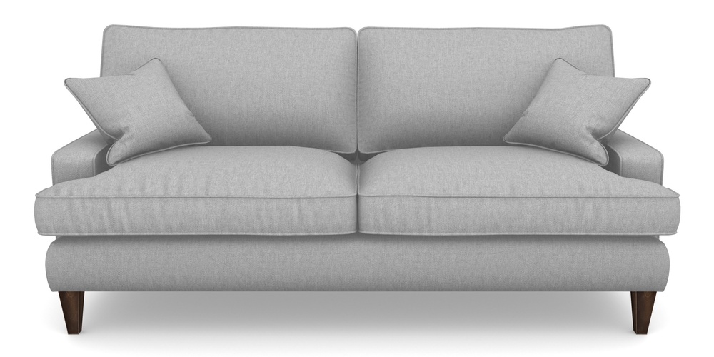 Product photograph of Ingleborough 4 Seater Sofa In Easy Clean Plain - Silver from Sofas and Stuff Limited