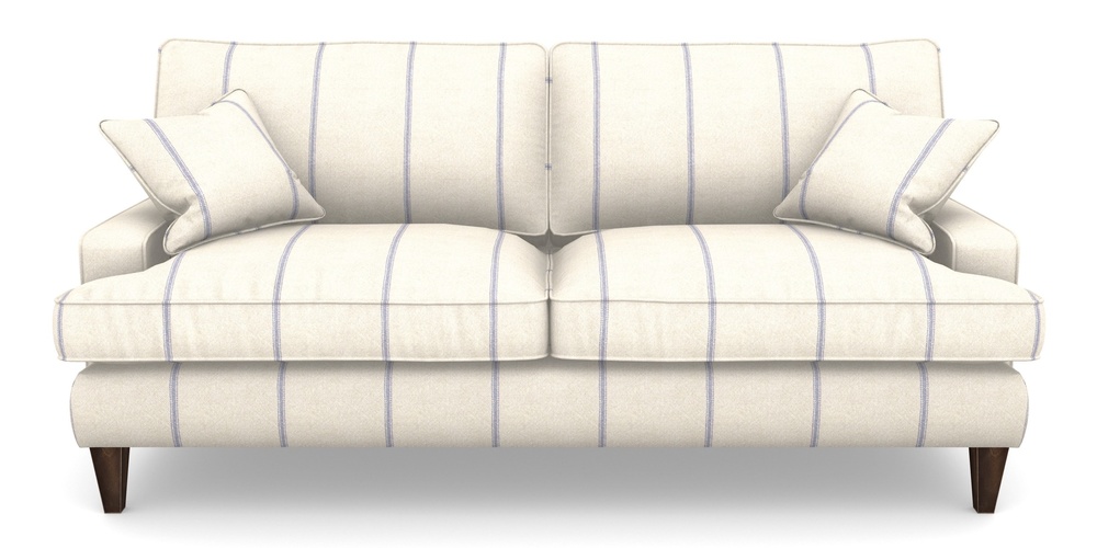 Product photograph of Ingleborough 4 Seater Sofa In Grain Sack Stripe - Blue from Sofas and Stuff Limited