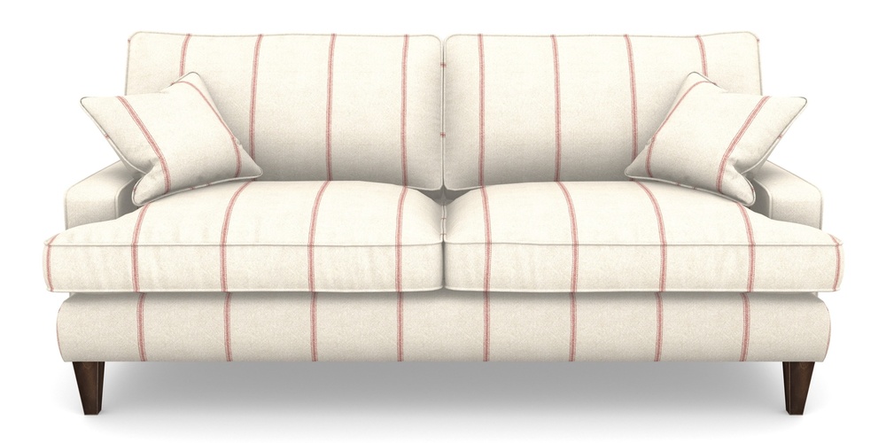 Product photograph of Ingleborough 4 Seater Sofa In Grain Sack Stripe - Red from Sofas and Stuff Limited