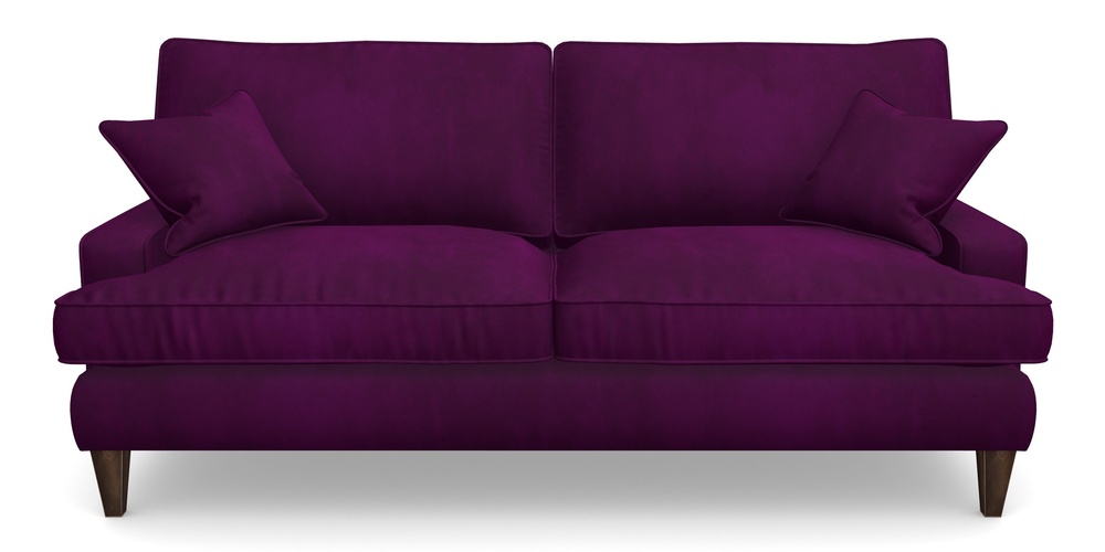 Product photograph of Ingleborough 4 Seater Sofa In House Clever Velvet - Aubergine from Sofas and Stuff Limited