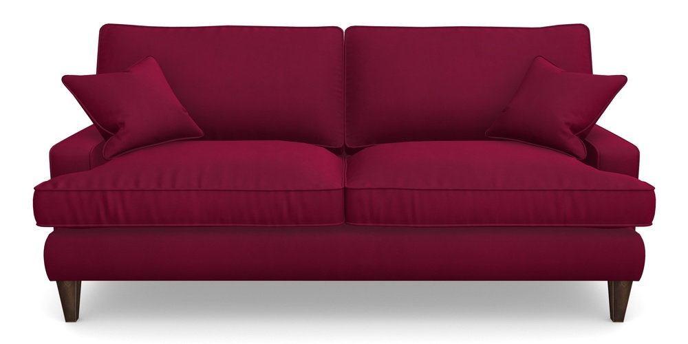 Product photograph of Ingleborough 4 Seater Sofa In House Clever Velvet - Wine from Sofas and Stuff Limited