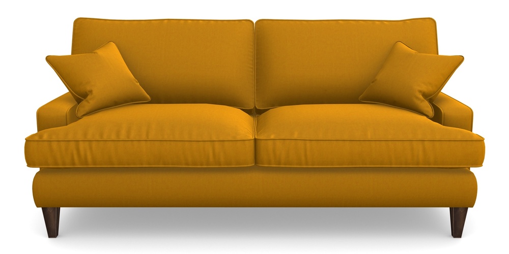 Product photograph of Ingleborough 4 Seater Sofa In House Velvet - Saffron from Sofas and Stuff Limited