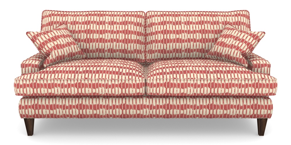 Product photograph of Ingleborough 4 Seater Sofa In V A Brompton Collection - Ikat - Chilli from Sofas and Stuff Limited