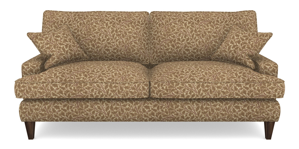 Product photograph of Ingleborough 4 Seater Sofa In V A Drawn From Nature Collection - Oak Tree - Terracotta from Sofas and Stuff Limited