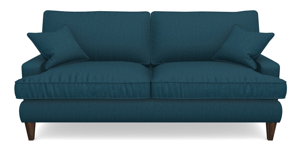 Product photograph of Ingleborough 4 Seater Sofa In Plain Linen Cotton - Ink Pot from Sofas and Stuff Limited