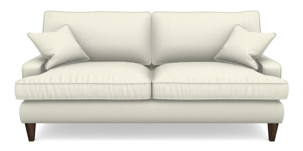 Product photograph of Ingleborough 4 Seater Sofa In Plain Linen Cotton - Meringue from Sofas and Stuff Limited