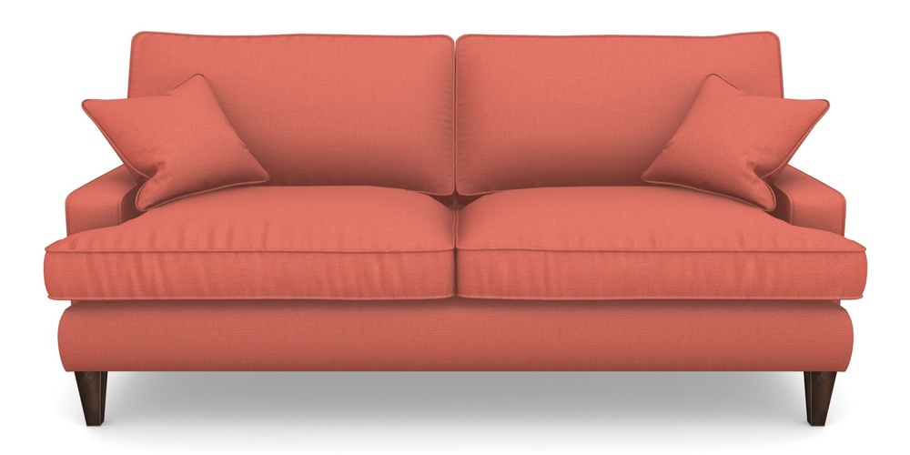 Product photograph of Ingleborough 4 Seater Sofa In Plain Linen Cotton - Tequila Sunset from Sofas and Stuff Limited