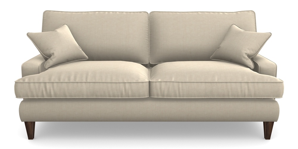 Product photograph of Ingleborough 4 Seater Sofa In Super Soft Velvet - Hessian from Sofas and Stuff Limited