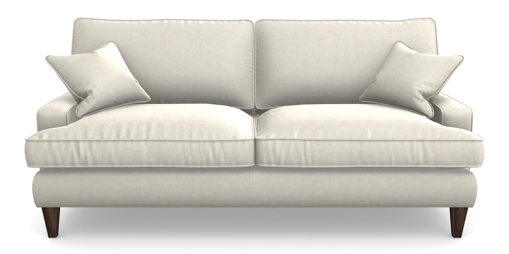 Product photograph of Ingleborough 4 Seater Sofa In Super Soft Velvet - Linen from Sofas and Stuff Limited