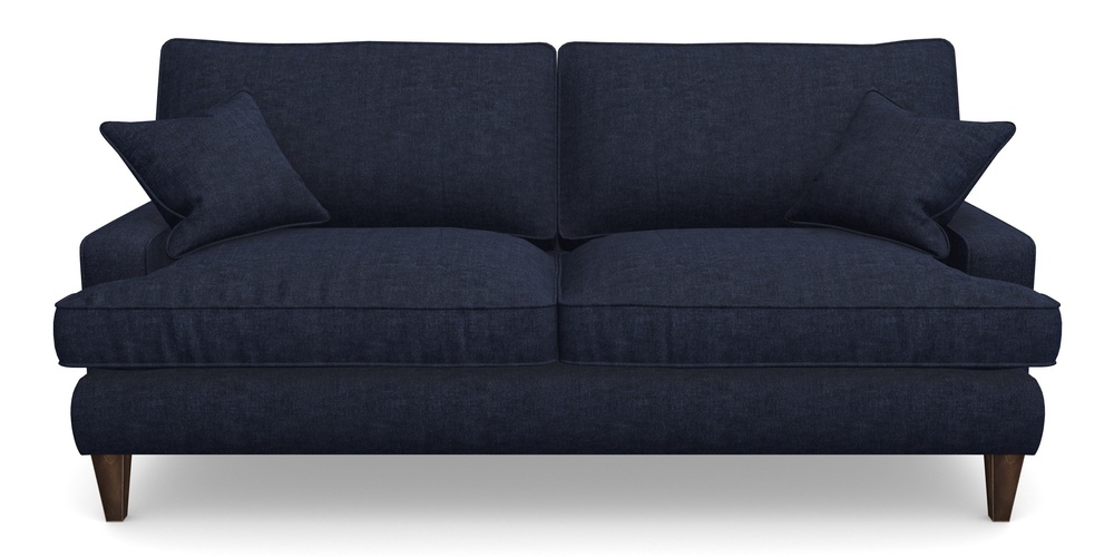 Product photograph of Ingleborough 4 Seater Sofa In Super Soft Velvet - Navy from Sofas and Stuff Limited
