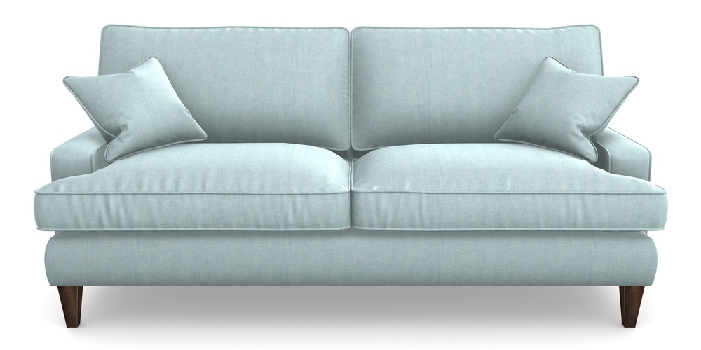 Product photograph of Ingleborough 4 Seater Sofa In Super Soft Velvet - Sky from Sofas and Stuff Limited
