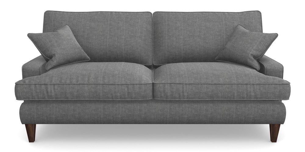 Product photograph of Ingleborough 4 Seater Sofa In Super Soft Velvet - Steel from Sofas and Stuff Limited