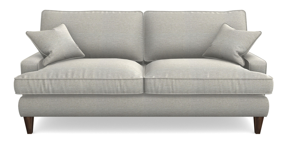 Product photograph of Ingleborough 4 Seater Sofa In Textured Velvet - Silver from Sofas and Stuff Limited