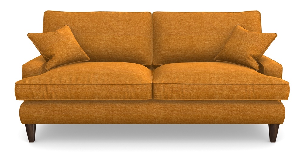 Product photograph of Ingleborough 4 Seater Sofa In Textured Velvet - Turmeric from Sofas and Stuff Limited