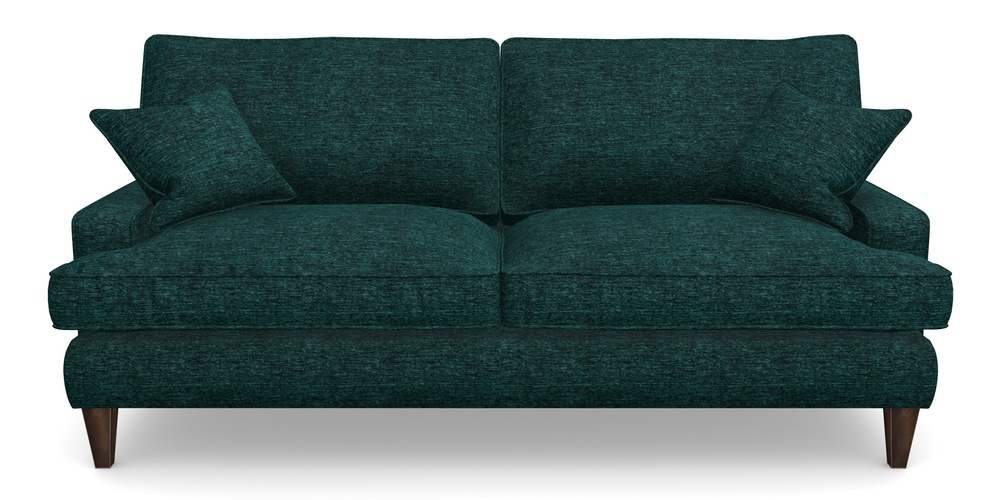 Product photograph of Ingleborough 4 Seater Sofa In Textured Velvet - Viridian from Sofas and Stuff Limited