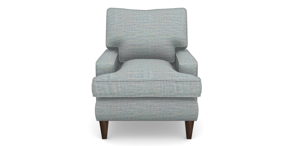 Product photograph of Ingleborough Chair In Basket Weave - Blue from Sofas and Stuff Limited