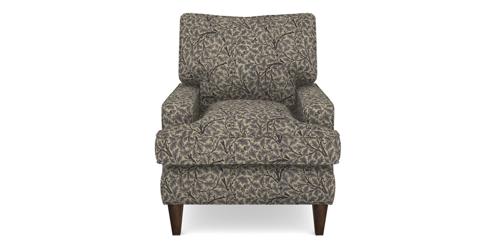 Product photograph of Ingleborough Chair In V A Drawn From Nature Collection - Oak Tree - Navy from Sofas and Stuff Limited