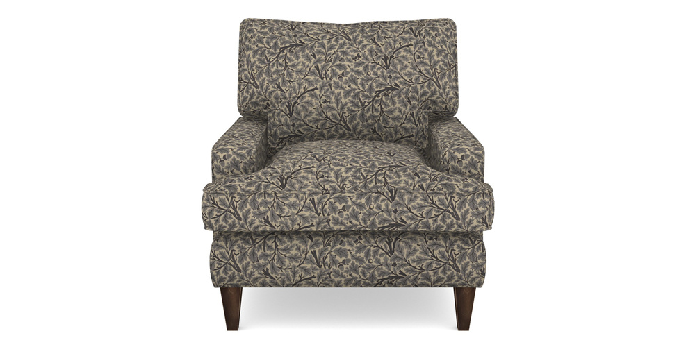 Product photograph of Ingleborough Gents Chair In V A Drawn From Nature Collection - Oak Tree - Navy from Sofas and Stuff Limited