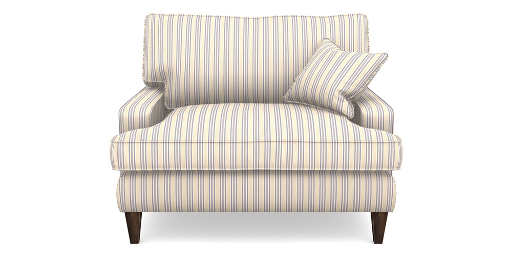 Product photograph of Ingleborough Snuggler In Cloth 22 - Racing Stripes Ayr - Blueberry from Sofas and Stuff Limited