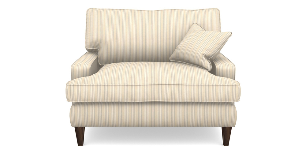 Product photograph of Ingleborough Snuggler In Cloth 22 - Racing Stripes Ayr - Dove from Sofas and Stuff Limited