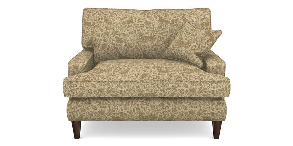 Product photograph of Ingleborough Snuggler In V A Drawn From Nature - Bird And Rabbit - Gold from Sofas and Stuff Limited