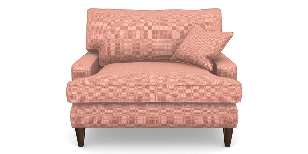 Product photograph of Ingleborough Snuggler In Basket Weave - Peony from Sofas and Stuff Limited